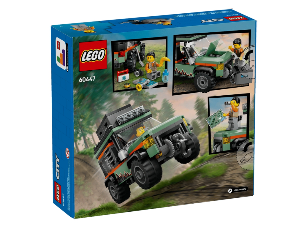 Конструктор LEGO City Позашляхова гірська вантажівка 4×4, 221 деталь