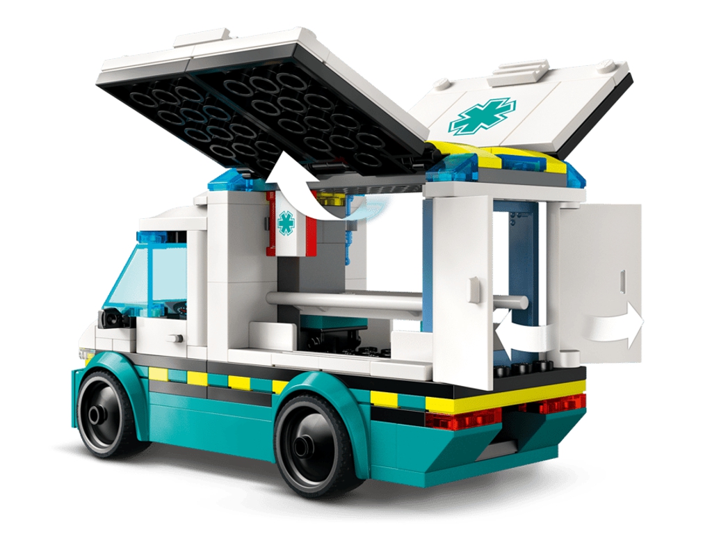 Конструктор LEGO City Швидка допомога, 184 деталі