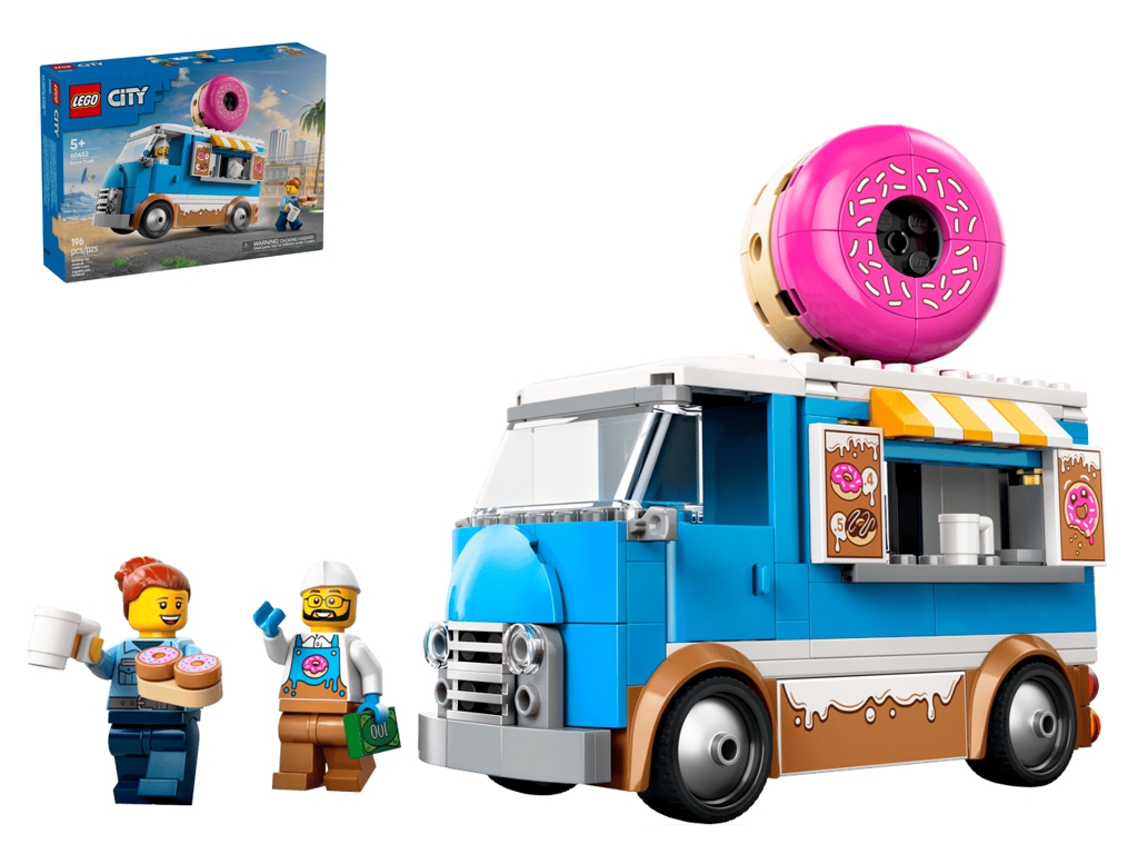 Конструктор LEGO City Вантажівка з пончиками, 196 деталей