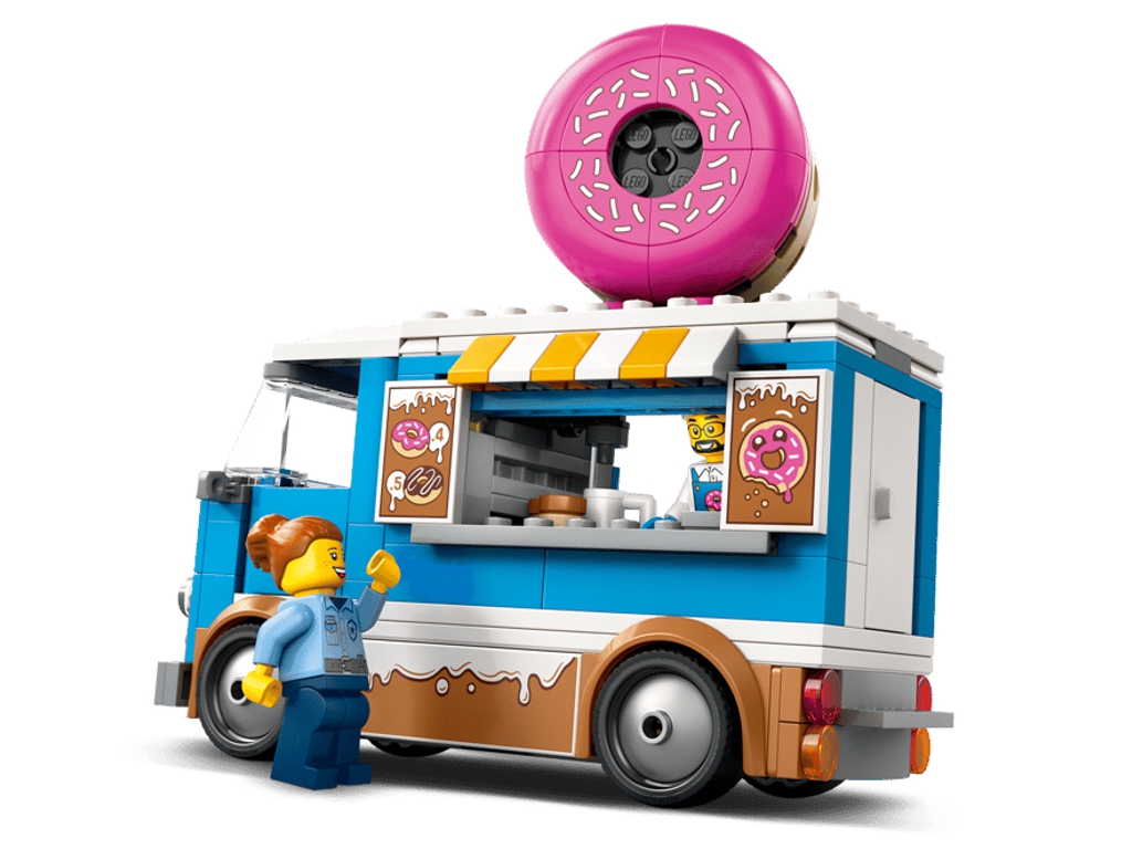 Конструктор LEGO City Вантажівка з пончиками, 196 деталей