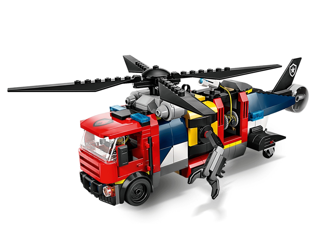 Конструктор LEGO City Ремикс вертолетов, пожарных машин и подлодок, 874 детали