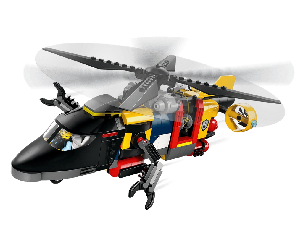 Конструктор LEGO City Ремикс вертолетов, пожарных машин и подлодок, 874 детали
