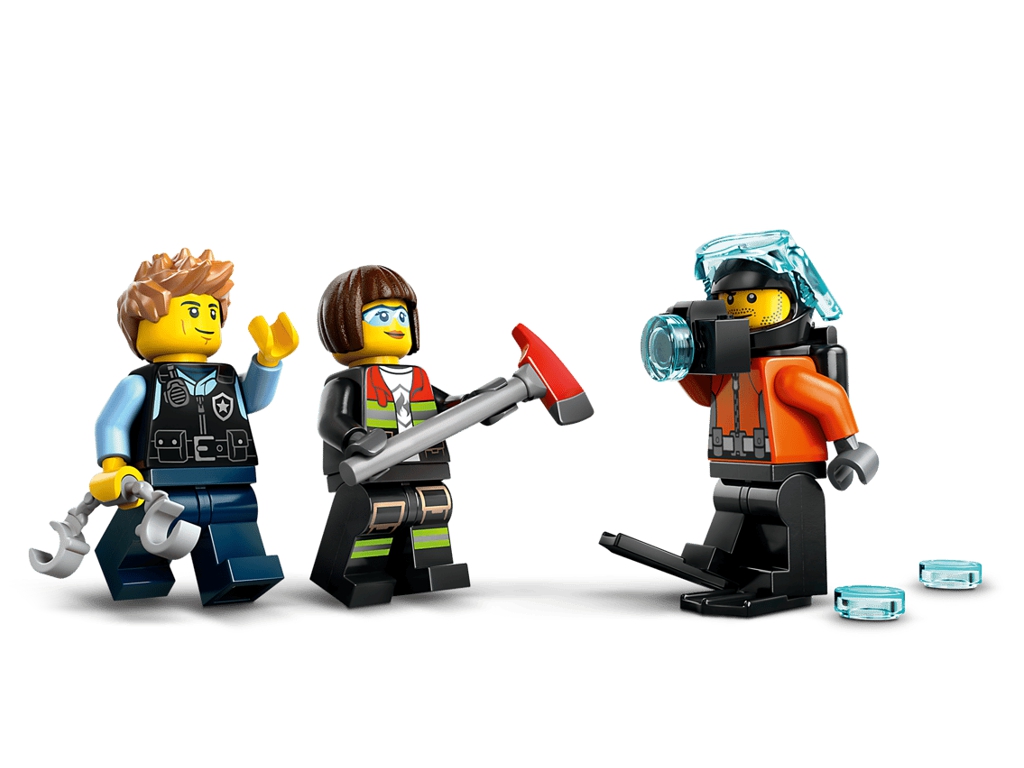 Конструктор LEGO City Ремикс вертолетов, пожарных машин и подлодок, 874 детали