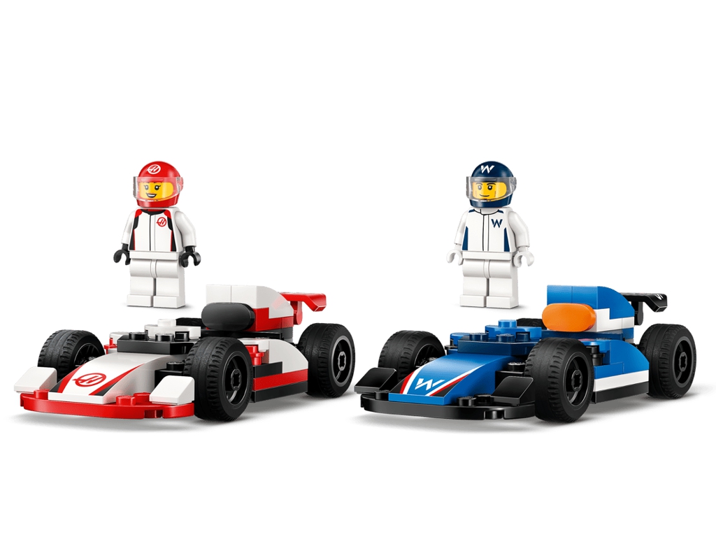 Конструктор LEGO City Автогонки F1 команд Williams Racing и Haas F1, 92 детали
