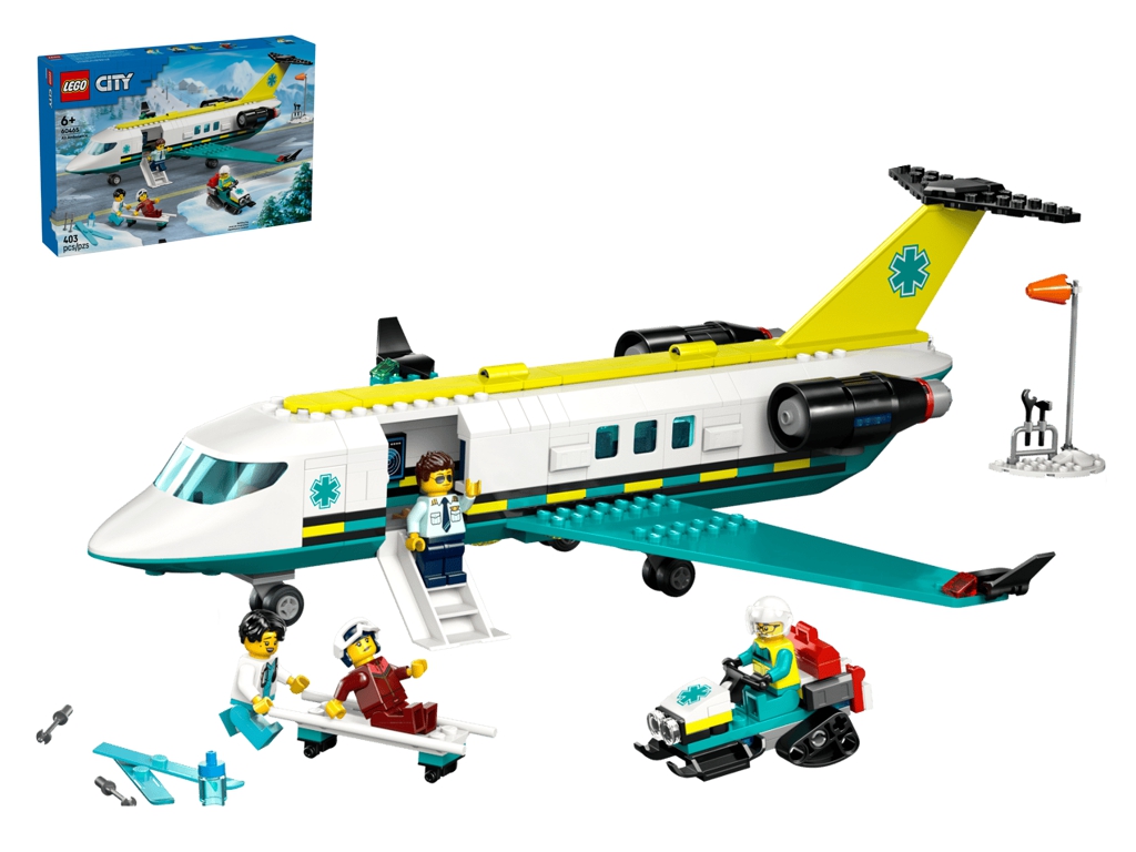 Конструктор LEGO City Самолет скорой медицинской помощи, 403 детали