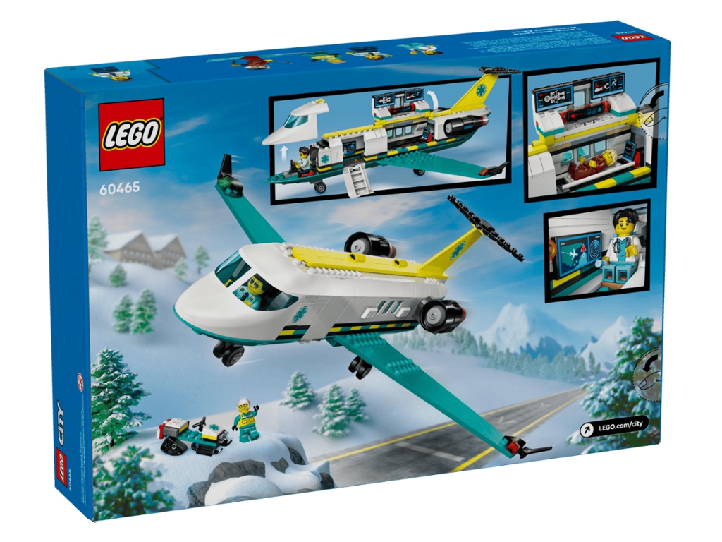 Конструктор LEGO City Самолет скорой медицинской помощи, 403 детали