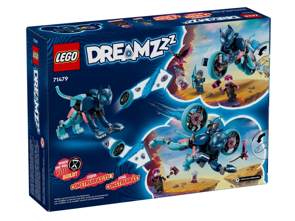 Конструктор LEGO DREAMZzz Котячий мотоцикл Зоуї, 226 деталей