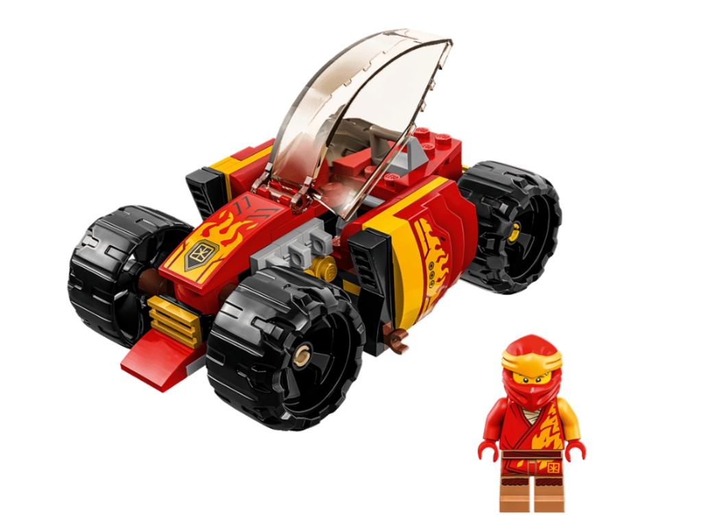 Конструктор LEGO NINJAGO Гоночный автомобиль ниндзя Кая EVO, 94 детали