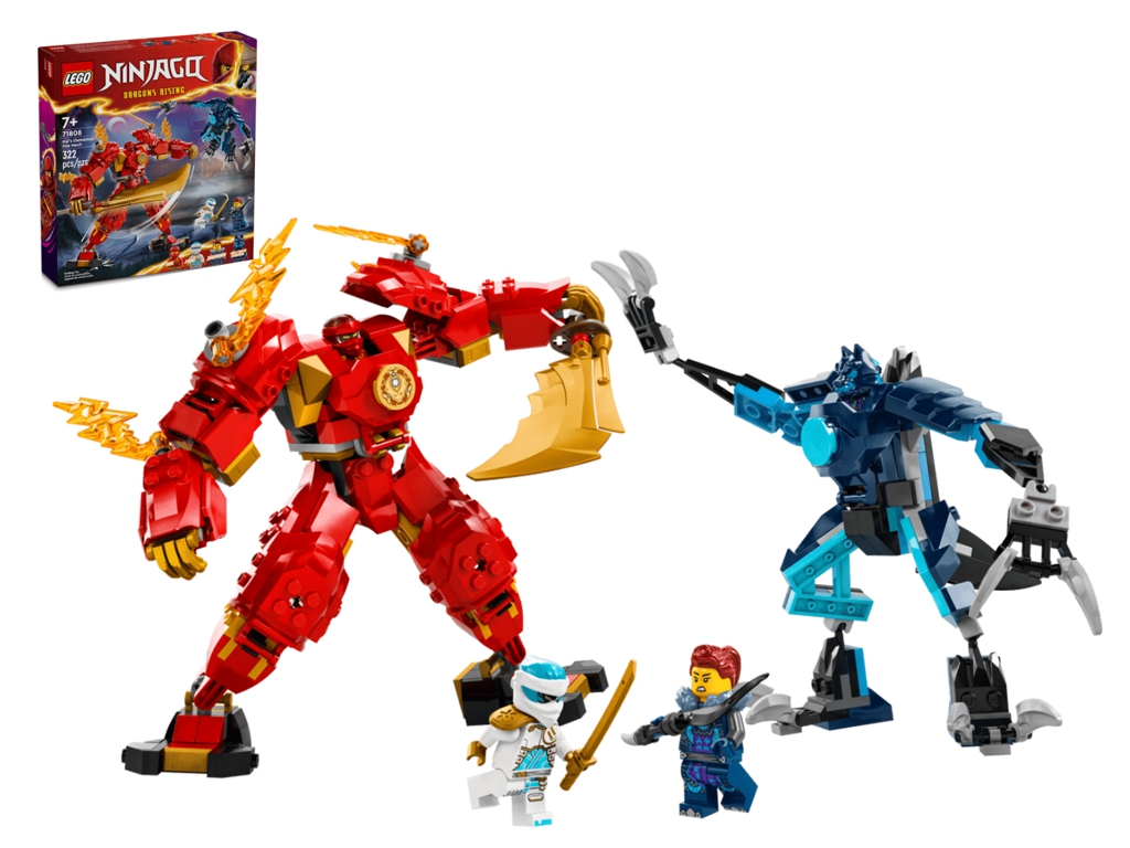 Конструктор LEGO Ninjago Робот огненной стихии Кая, 322 детали