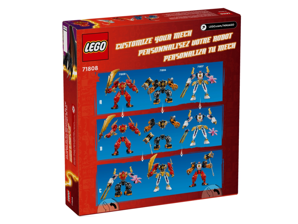 Конструктор LEGO Ninjago Робот огненной стихии Кая, 322 детали