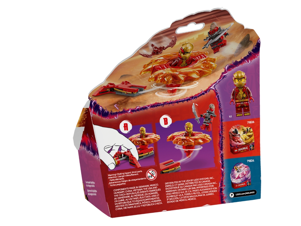 Конструктор LEGO Ninjago Дракон Кая Спин-джитсу, 54 детали