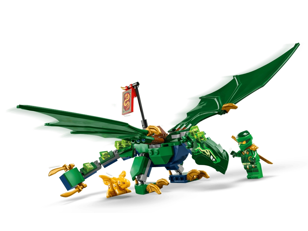 Конструктор LEGO Ninjago Зелений лісовий дракон Ллойда, 128 деталей