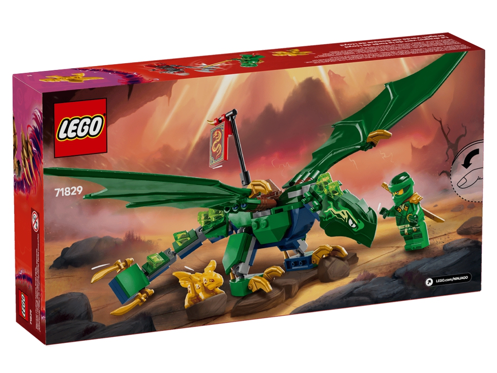 Конструктор LEGO Ninjago Зелений лісовий дракон Ллойда, 128 деталей