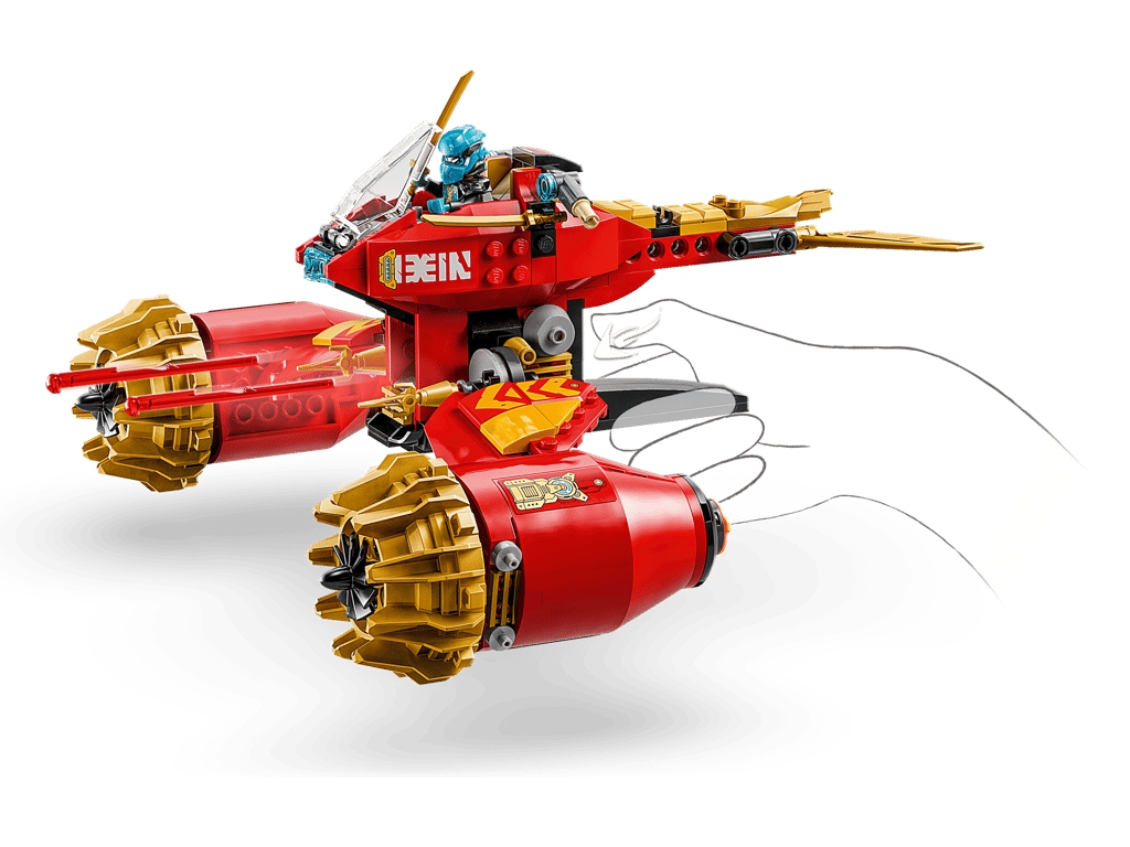 Конструктор LEGO Ninjago Штормовой робот-всадник Кая, 333 деталей