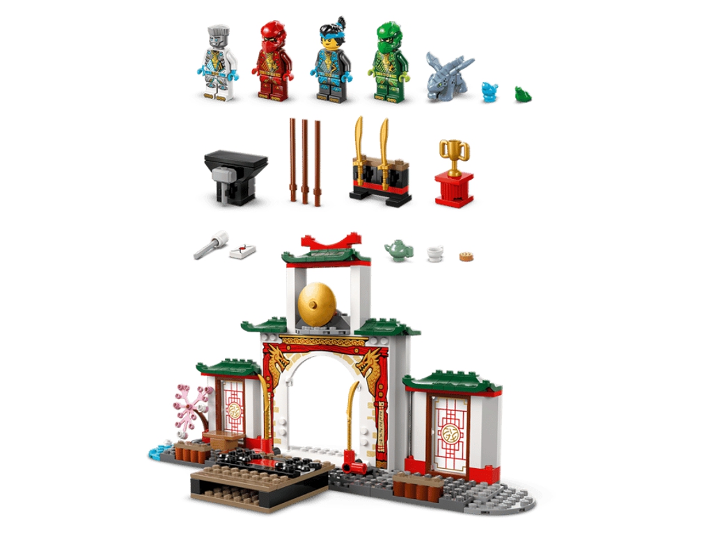 Конструктор LEGO Ninjago Храм ниндзя Спин-джитсу, 158 деталей