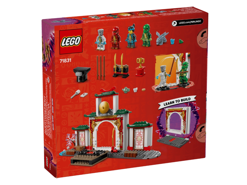 Конструктор LEGO Ninjago Храм ниндзя Спин-джитсу, 158 деталей