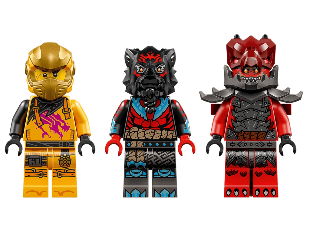 Конструктор LEGO Ninjago Суперштормовой реактивный самолет Раса и Арин, 510 деталей
