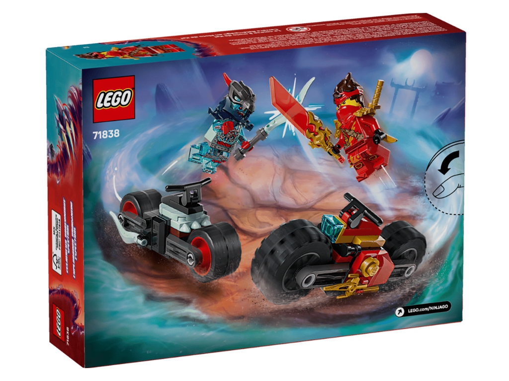 Конструктор LEGO Ninjago Швидкісні перегони Кая на мотоциклі, 79 деталей
