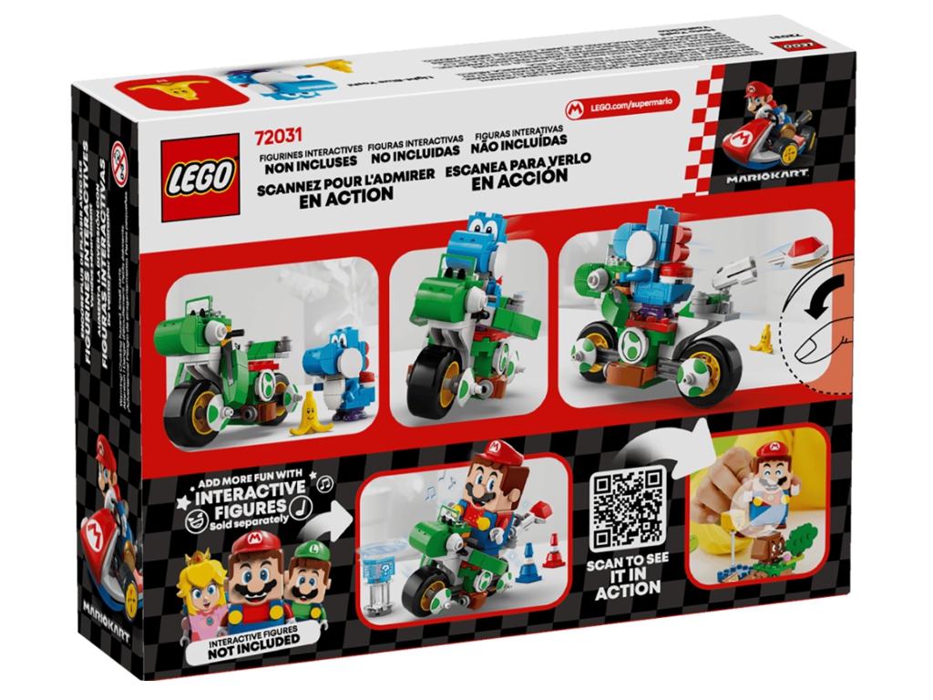 Конструктор LEGO Mario Kart Yoshi Bike, 133 детали