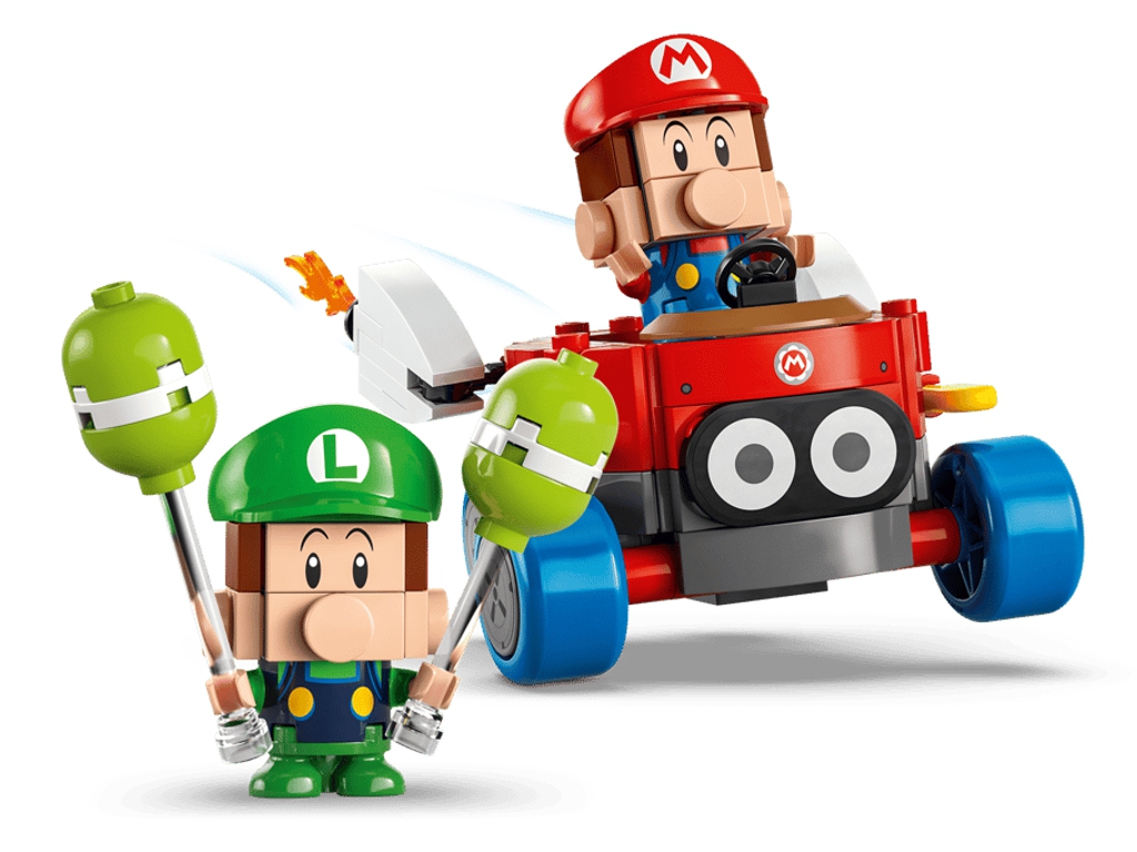 Конструктор LEGO Super Mario Марио Kart Baby Mario vs. Baby Luigi, 321 деталь
