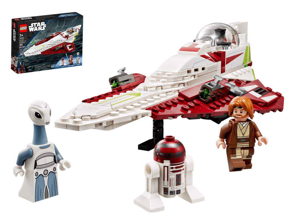 Конструктор LEGO Star Wars Зоряний винищувач джедая Обі-Вана Кенобі, 282 деталі
