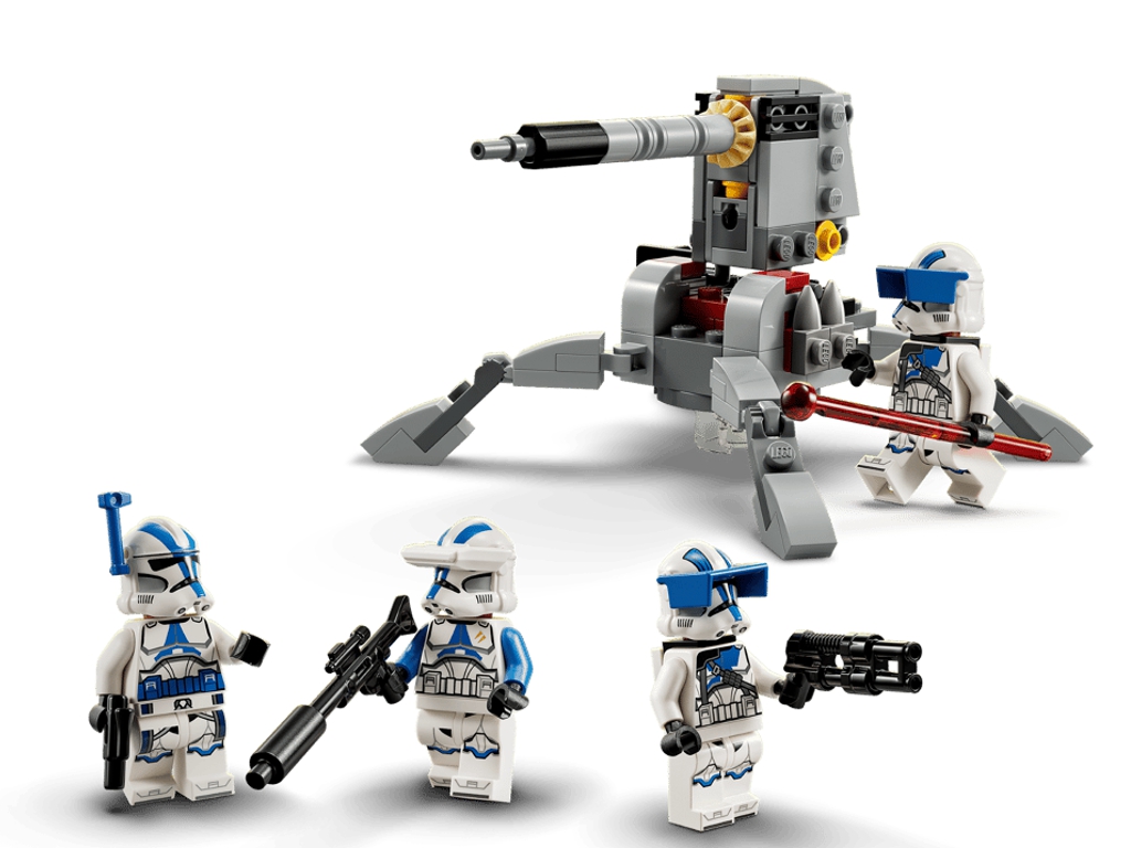 Конструктор LEGO Star Wars Боевой отряд бойцов-клонов 501 легиона, 119 деталей