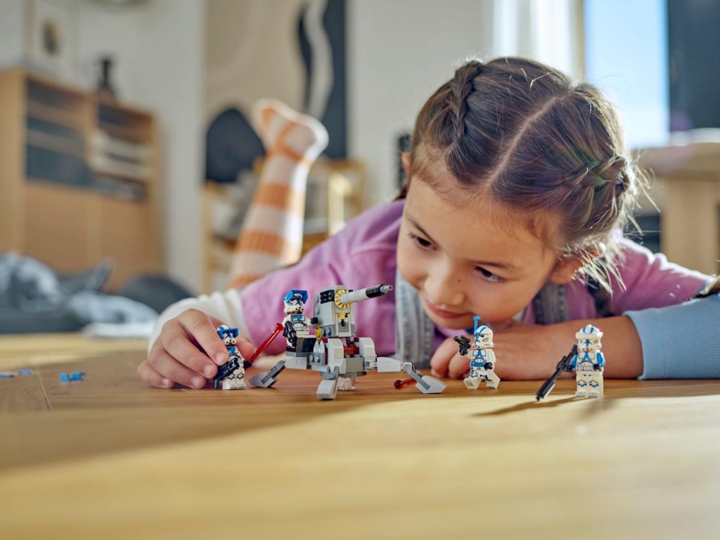Конструктор LEGO Star Wars Боевой отряд бойцов-клонов 501 легиона, 119 деталей