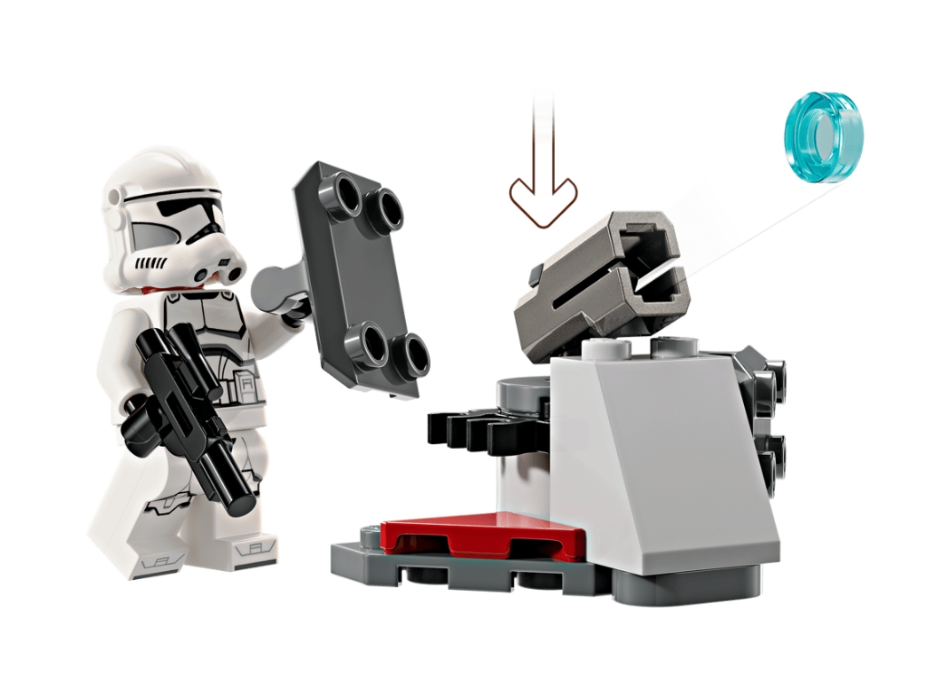 Конструктор LEGO Star Wars Клони-піхотинці й бойовий дроїд. Бойовий набір, 215 деталей