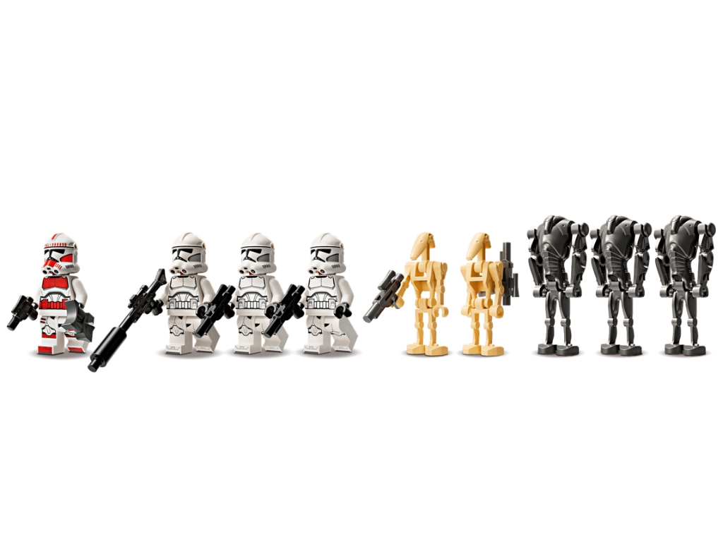 Конструктор LEGO Star Wars Клони-піхотинці й бойовий дроїд. Бойовий набір, 215 деталей