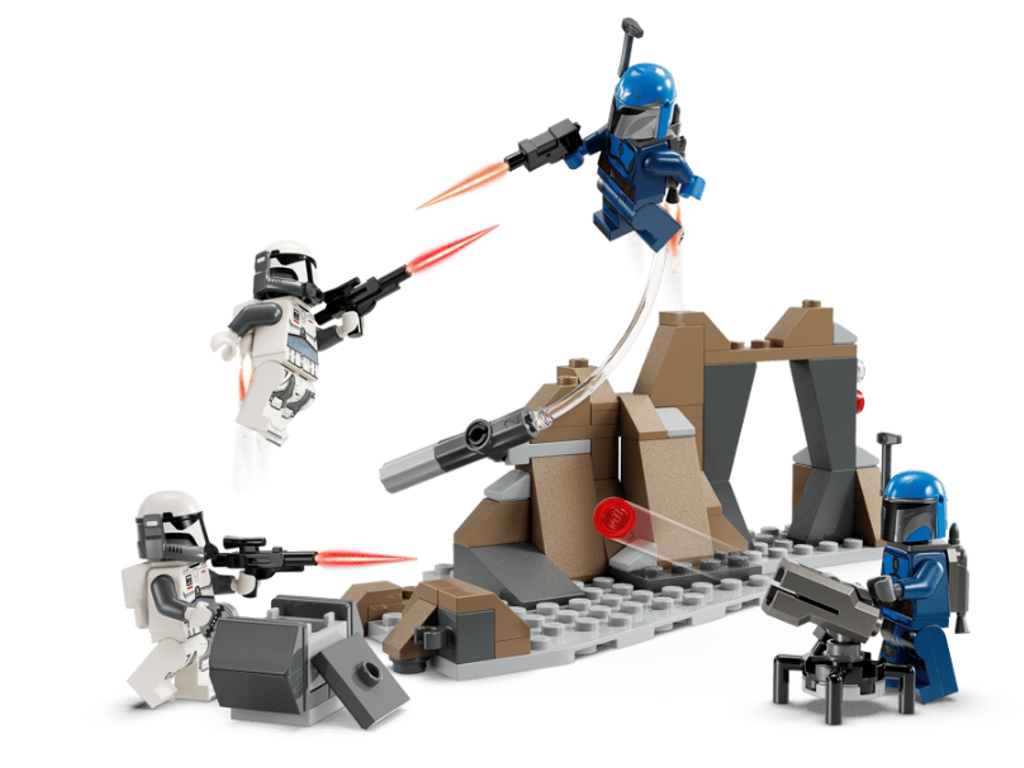 Конструктор LEGO Star Wars Бойовий комплект «Засідка на Мандалорі», 109 деталей