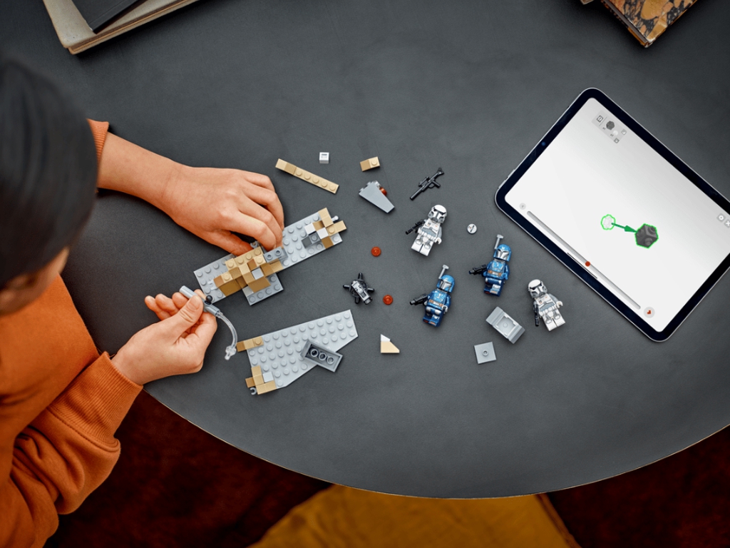 Конструктор LEGO Star Wars Бойовий комплект «Засідка на Мандалорі», 109 деталей