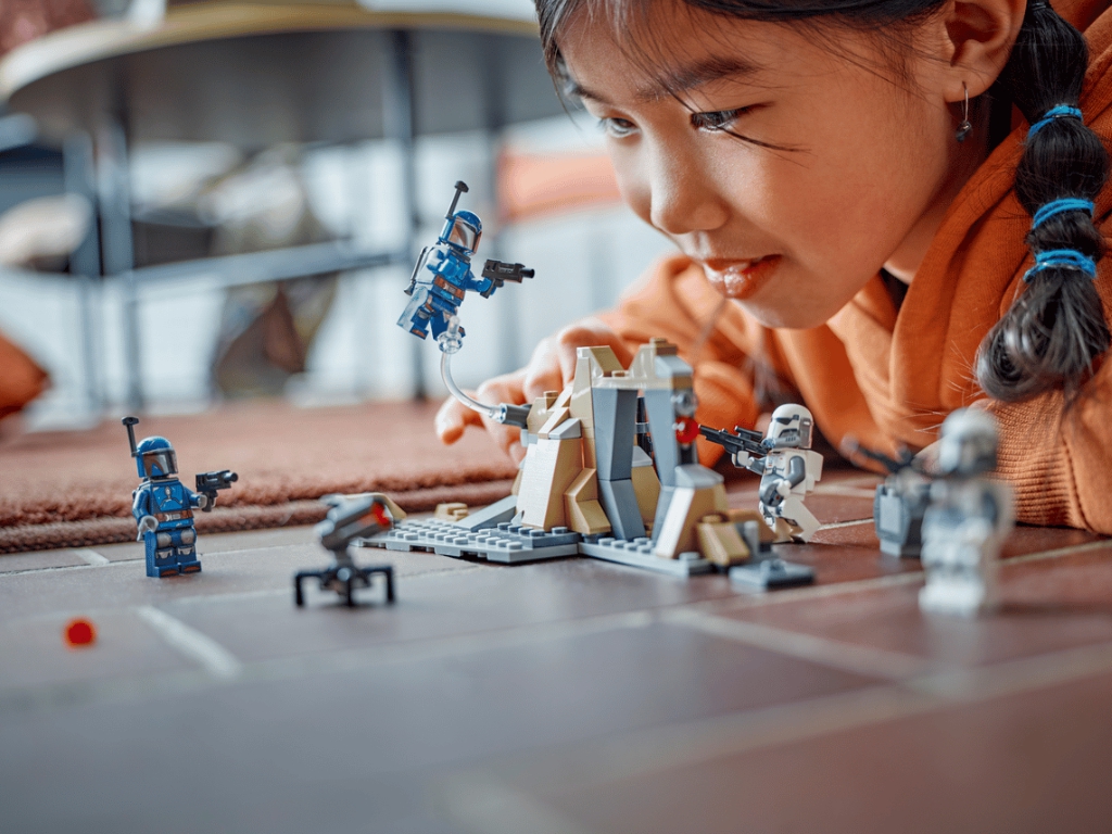 Конструктор LEGO Star Wars Бойовий комплект «Засідка на Мандалорі», 109 деталей