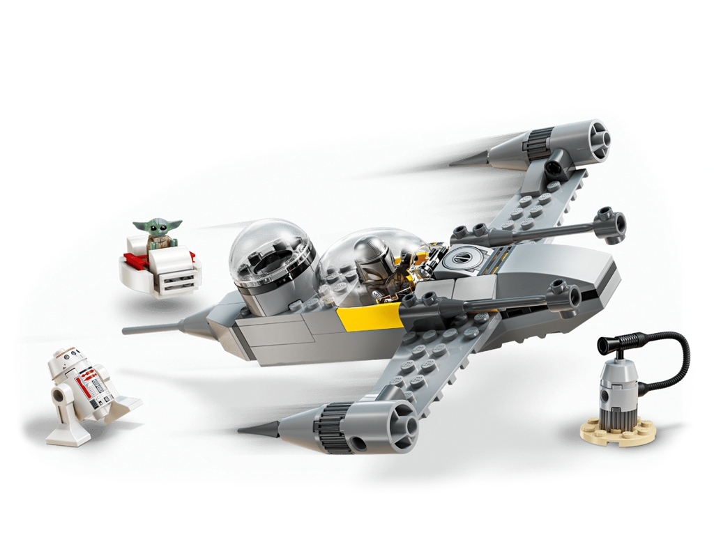 Конструктор LEGO Star Wars Зоряний винищувач N-1 Мандо й Ґроґу, 92 деталі