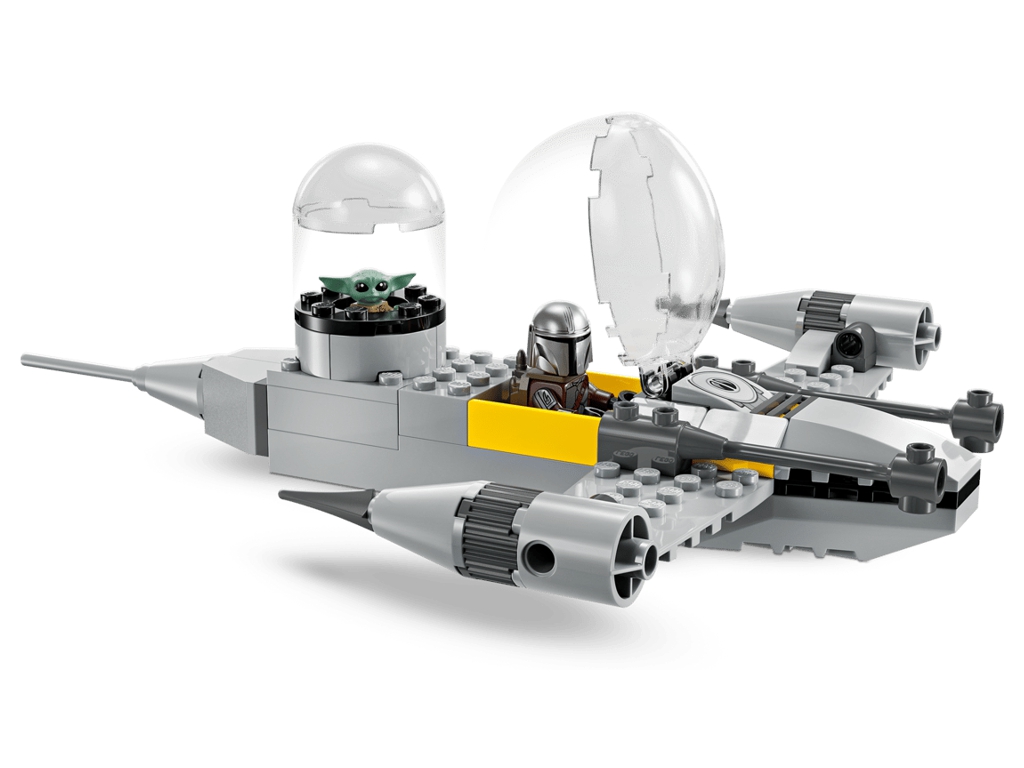 Конструктор LEGO Star Wars Зоряний винищувач N-1 Мандо й Ґроґу, 92 деталі