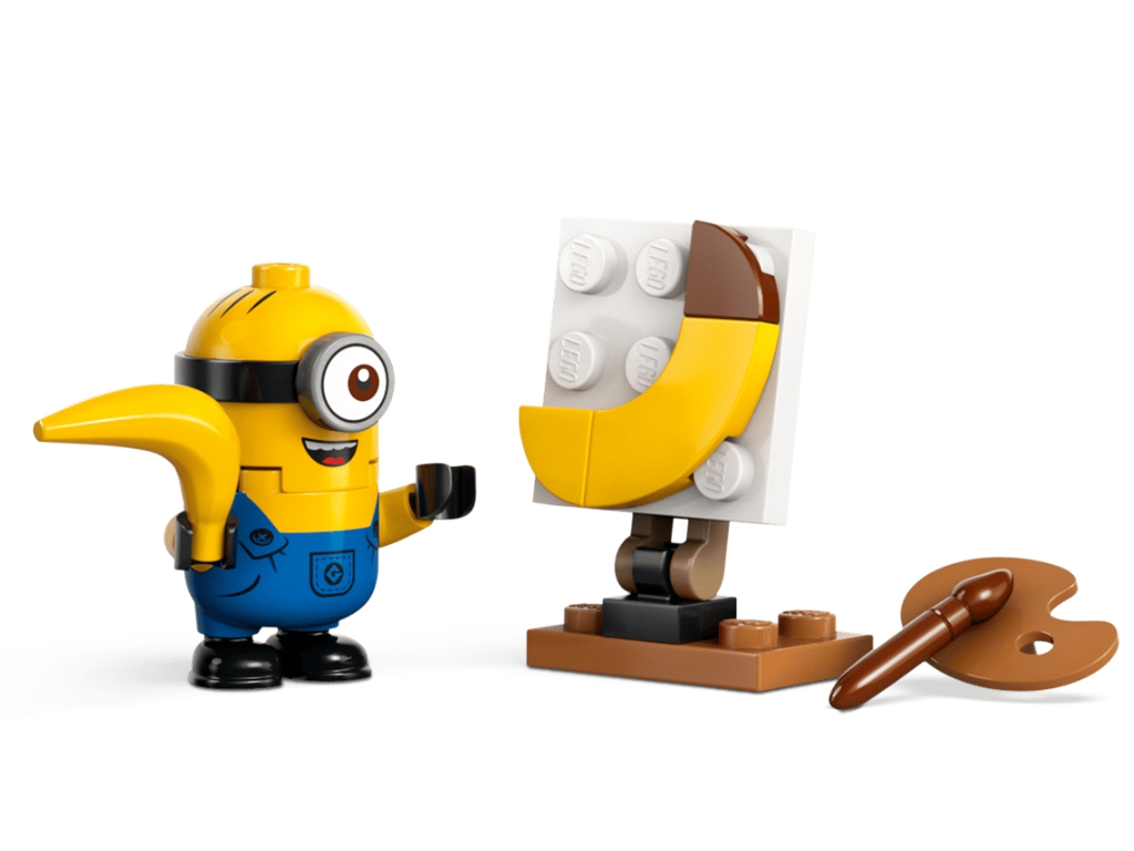 Конструктор LEGO Despicable Me Посіпаки й банановий автомобіль, 136 деталей