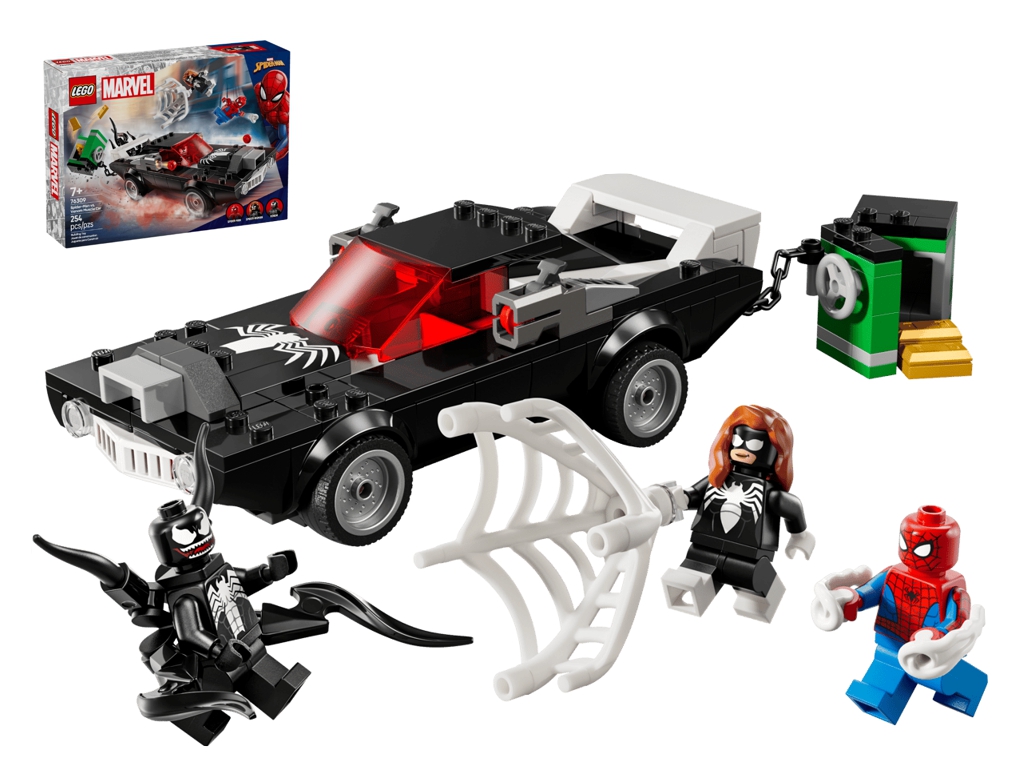 Конструктор LEGO Marvel Людина-павук проти маслкара Венома, 254 деталей