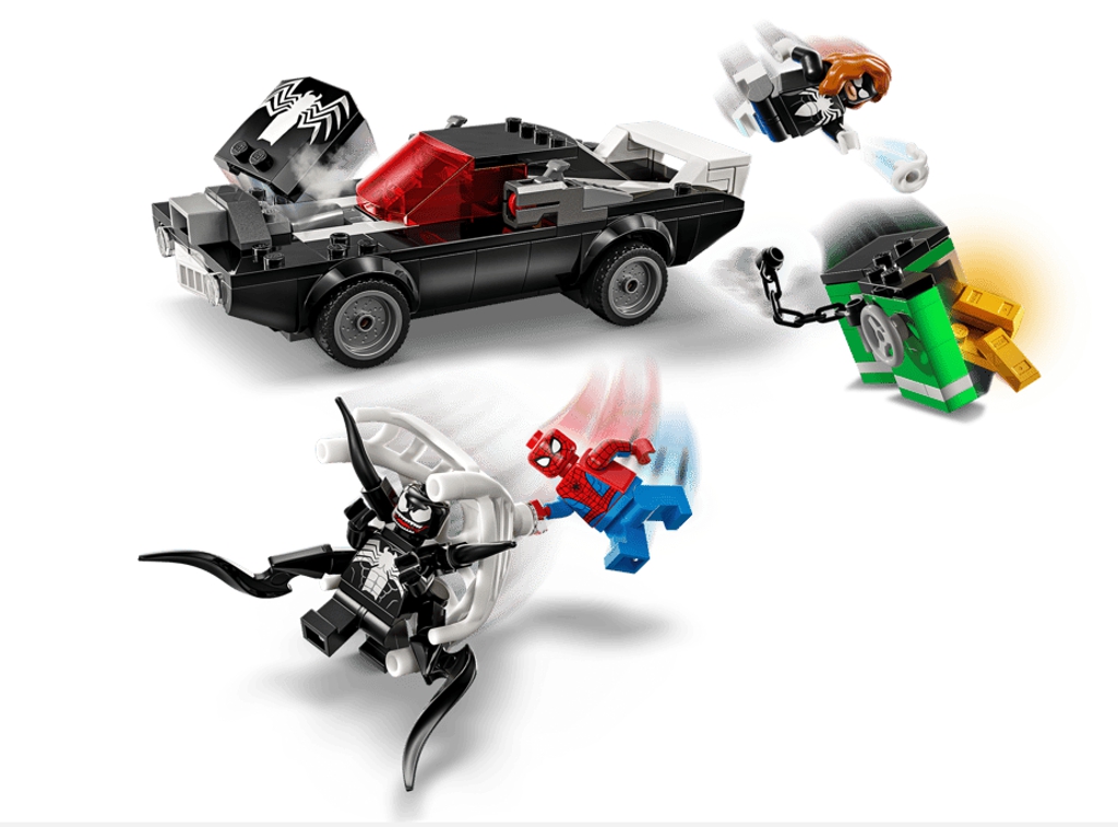 Конструктор LEGO Marvel Людина-павук проти маслкара Венома, 254 деталей