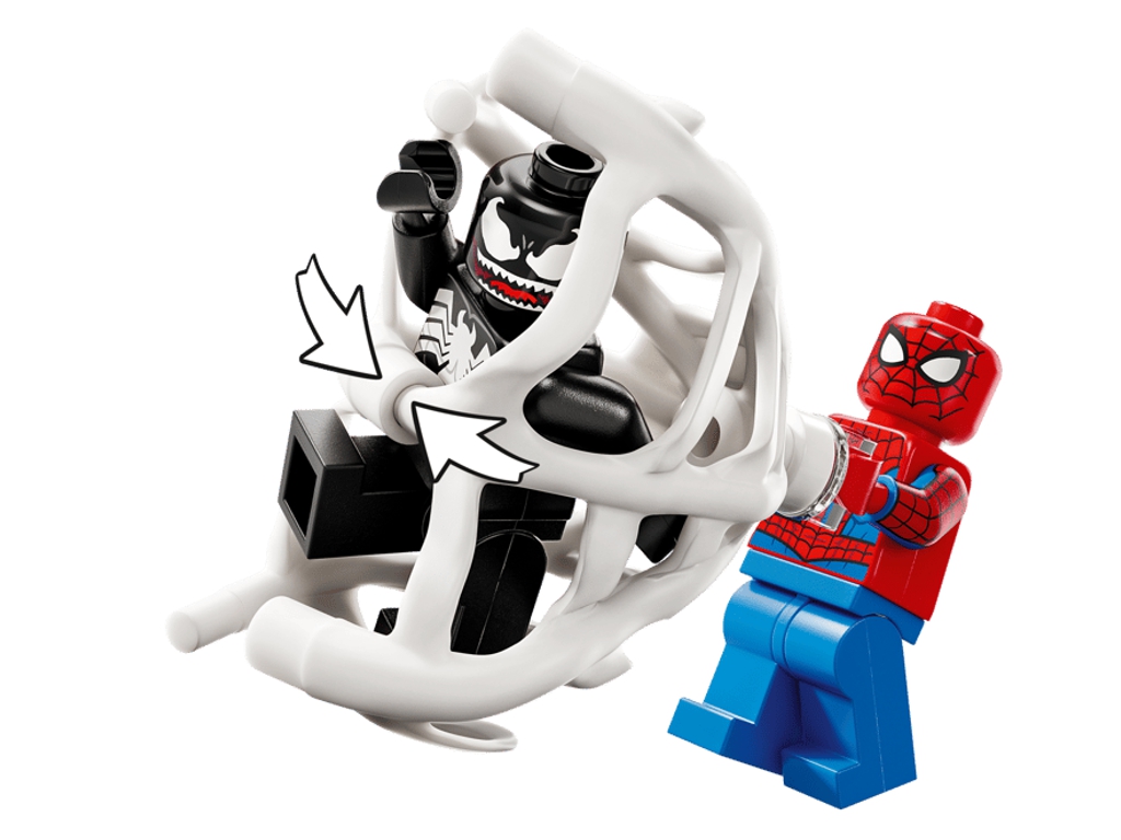 Конструктор LEGO Marvel Людина-павук проти маслкара Венома, 254 деталей