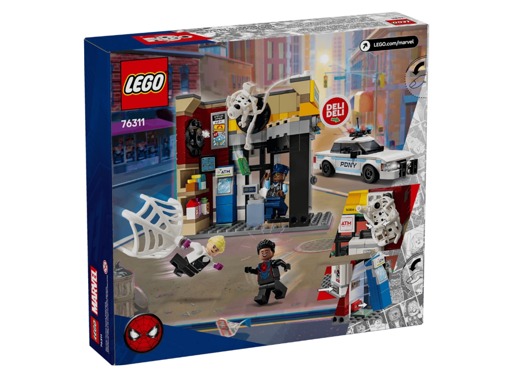 Конструктор LEGO Marvel Человек-паук: Майлз Моралес против Пятна, 375 деталей