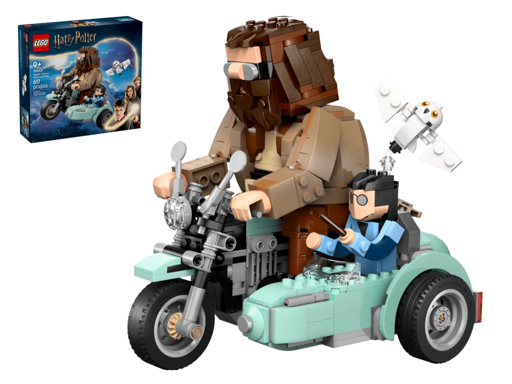 Конструктор LEGO Harry Potter Поездка Хагрида и Гарри на мотоцикле, 617 деталей