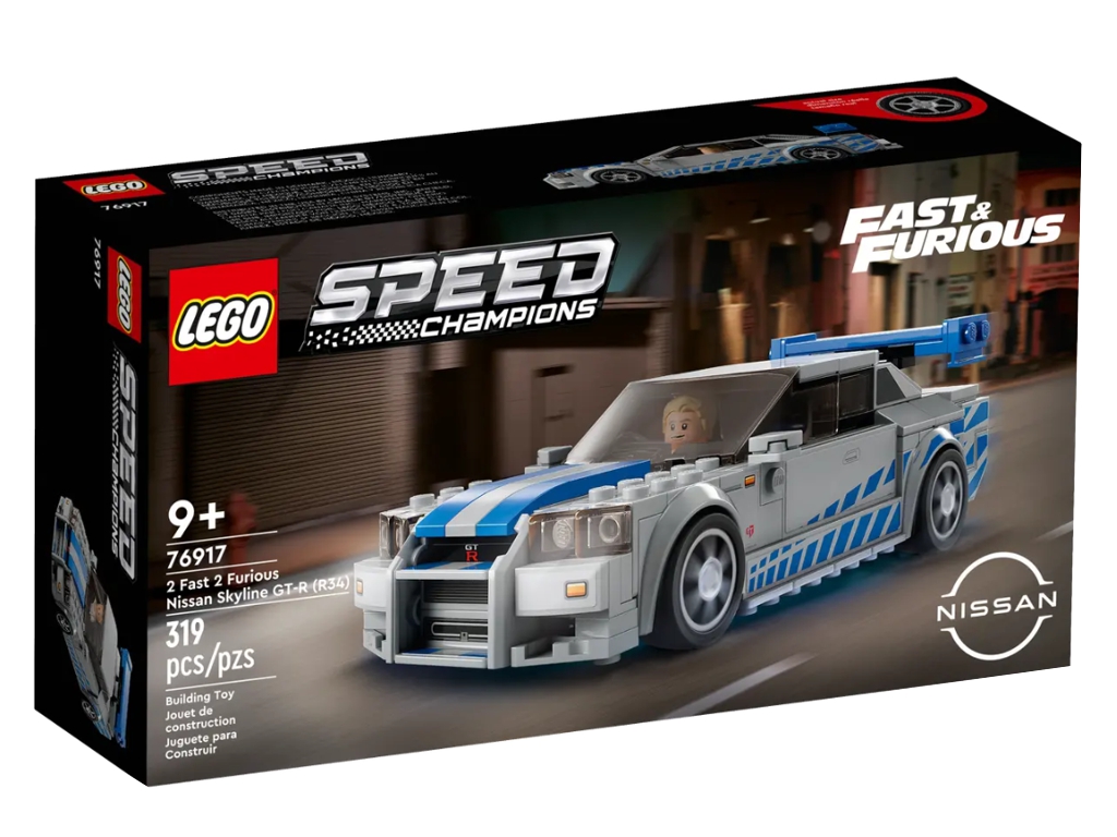 Конструктор LEGO Technic «Подвійний форсаж» Nissan Skyline GT-R (R34), 1410 деталей