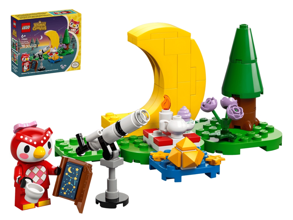 Конструктор LEGO Animal Crossing Наблюдение за звездами из Celeste, 78 деталей