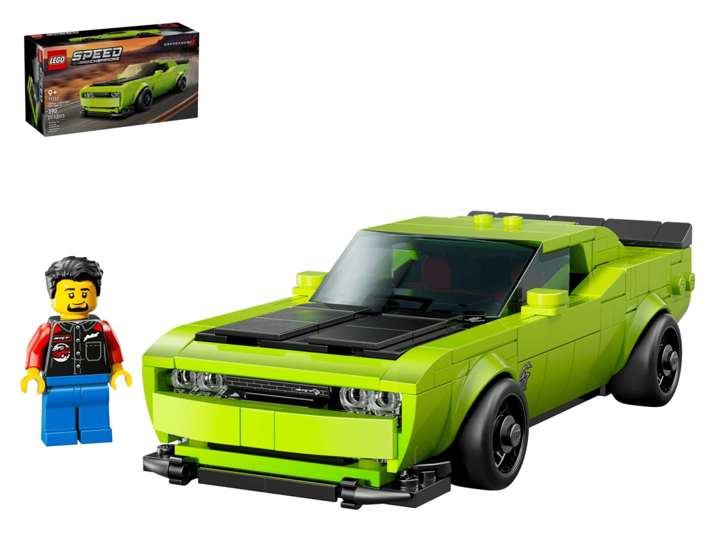 Конструктор LEGO Speed Champions Dodge Challenger SRT Hellcat, 390 деталей