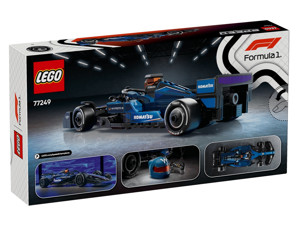 Конструктор LEGO Speed Champions Автомобиль для гонки F1 Williams Racing FW46, 263 детали