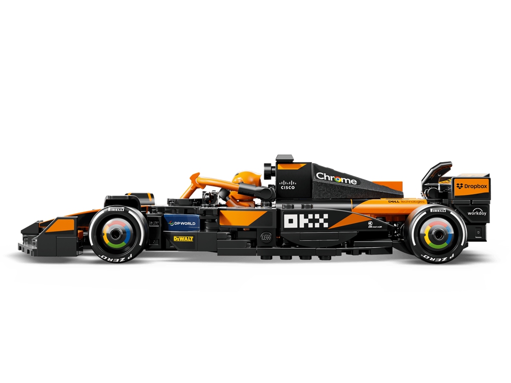 Конструктор LEGO Speed Champions Автомобиль для гонки McLaren F1 Team MCL38, 269 деталей