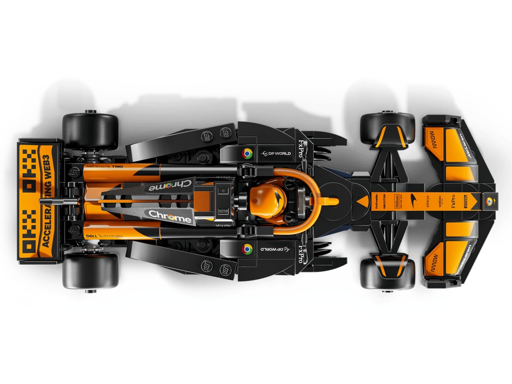 Конструктор LEGO Speed Champions Автомобиль для гонки McLaren F1 Team MCL38, 269 деталей