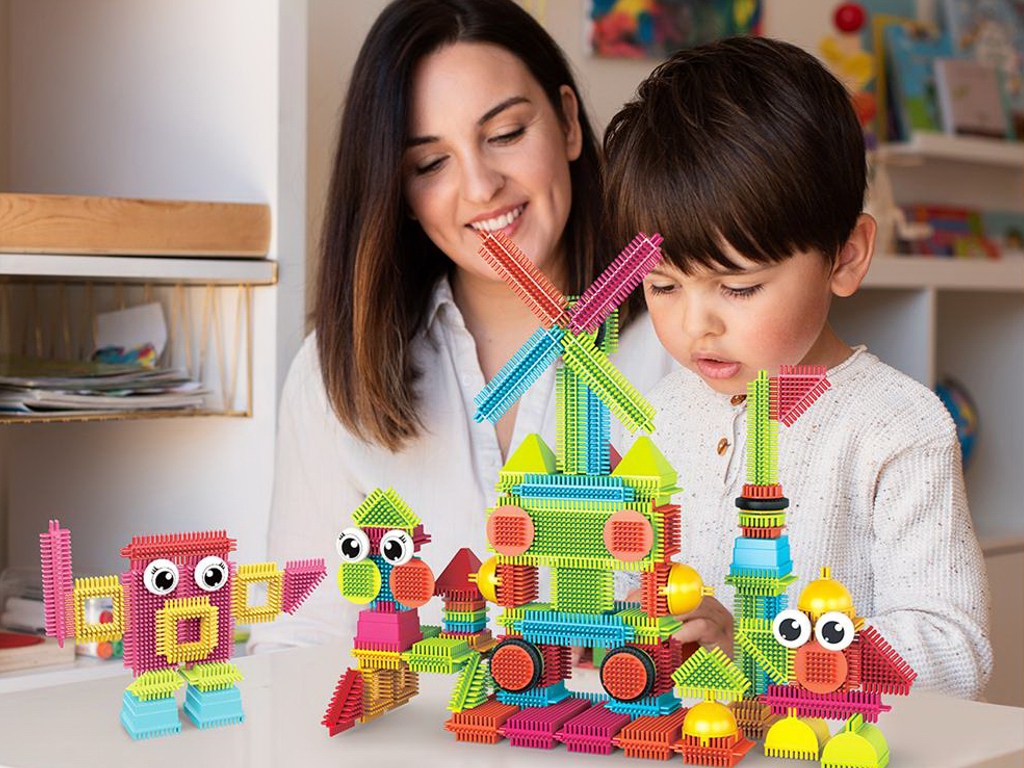 Конструктор PicassoTiles Hedgehog Building Blocks Set, 112 деталей