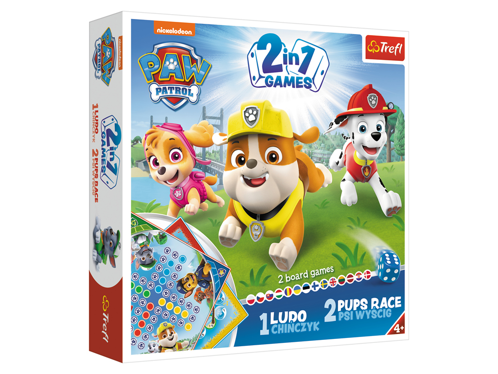 Настольная игра Trefl Paw Patrol Лудо Щенки гонки