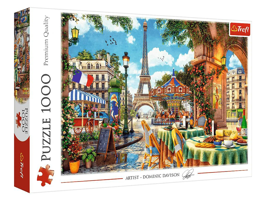 Пазл Trefl Утренний Париж, 1000 деталей