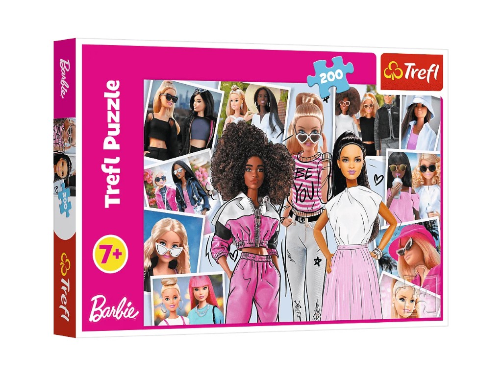 Пазл Trefl Barbie В мире Барби, 200 деталей